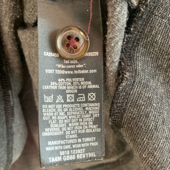 Ted Baker London men’s 1/4 zip collared sweater - Picture 5 of 8